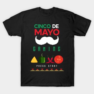 Cinco de mayo mexican gamer T-Shirt